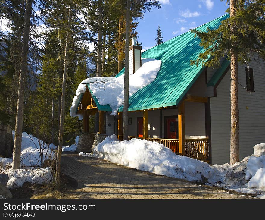 Emerald lake Chalet, Yoho National Park, British Columbia, Canada. Emerald lake Chalet, Yoho National Park, British Columbia, Canada