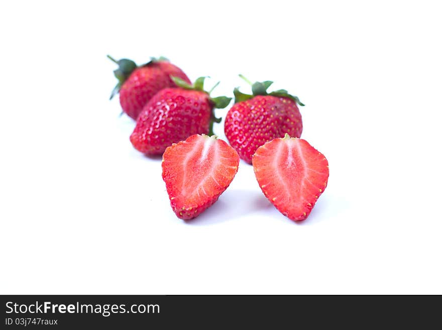 Strawberry on isolate white background