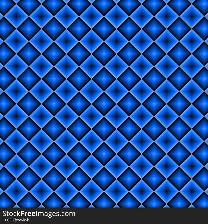 Retro pattern with squares