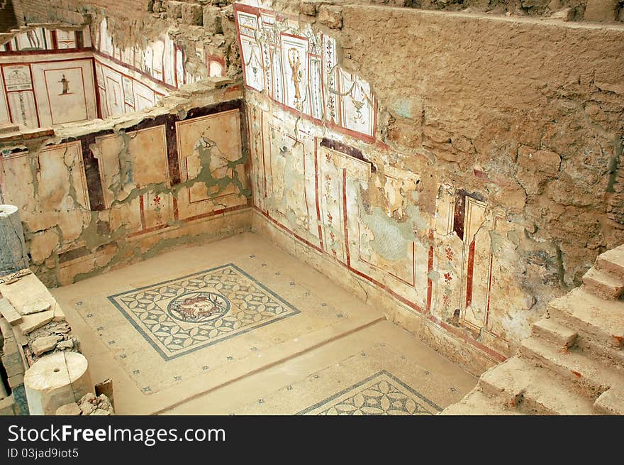 Old terrace house - Ephesus / Turkey. Old terrace house - Ephesus / Turkey