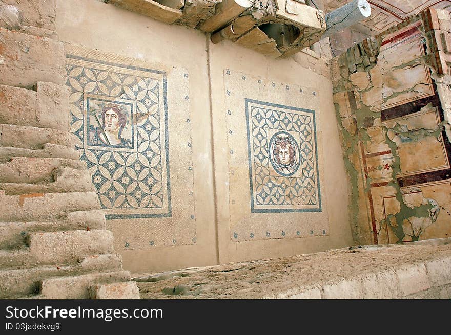 Old terrace house - Ephesus / Turkey. Old terrace house - Ephesus / Turkey