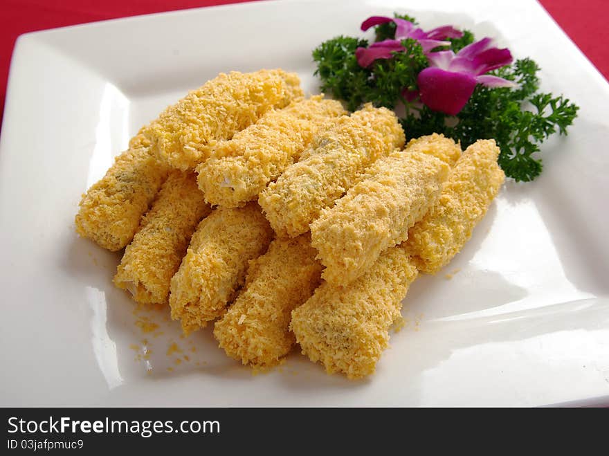 Fried codfish roll