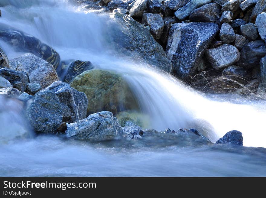 This is a river from Glacier Shatu in Sinkiang, China. taken in 2011-6. This is a river from Glacier Shatu in Sinkiang, China. taken in 2011-6