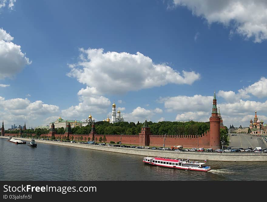 Russia, Moscow. Panoramic view