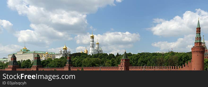 Russia, Moscow. Panoramic view