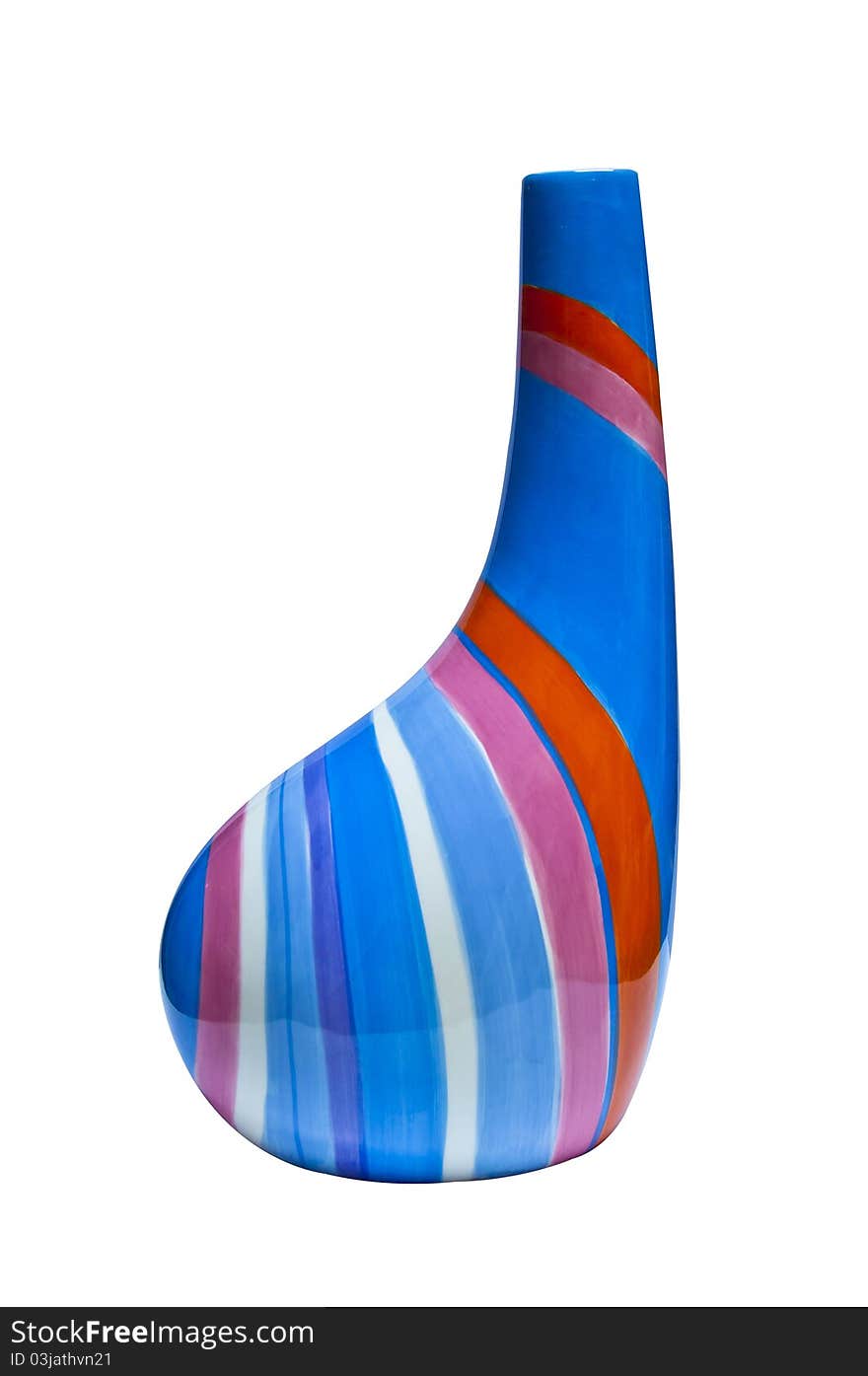 Modern art and pattern of vase made of ceramic. Modern art and pattern of vase made of ceramic.