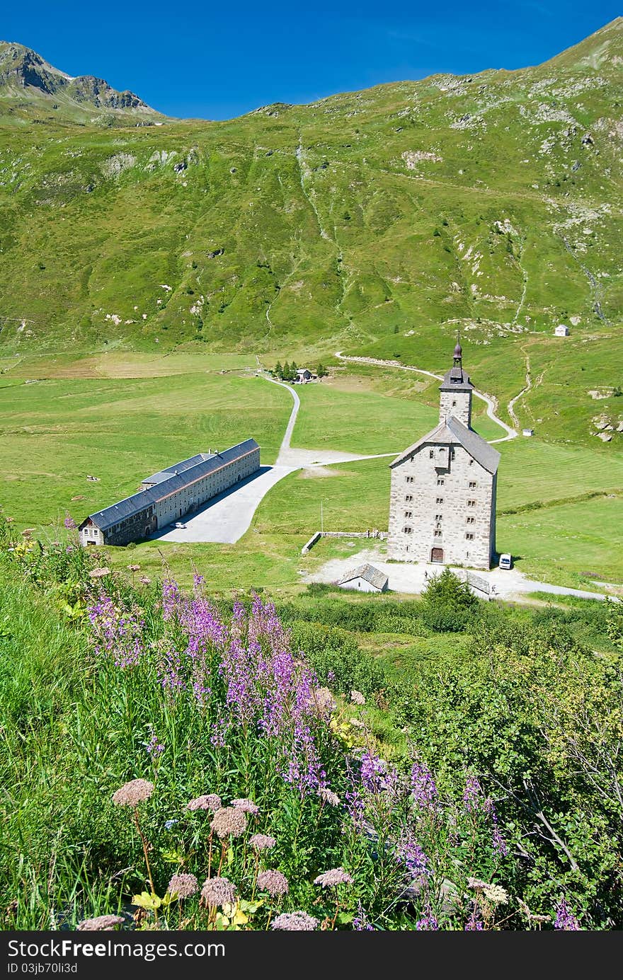 Barracks, simplon pass, switzerland