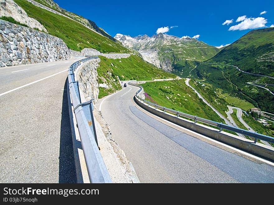 Grimsel pass, switzerland