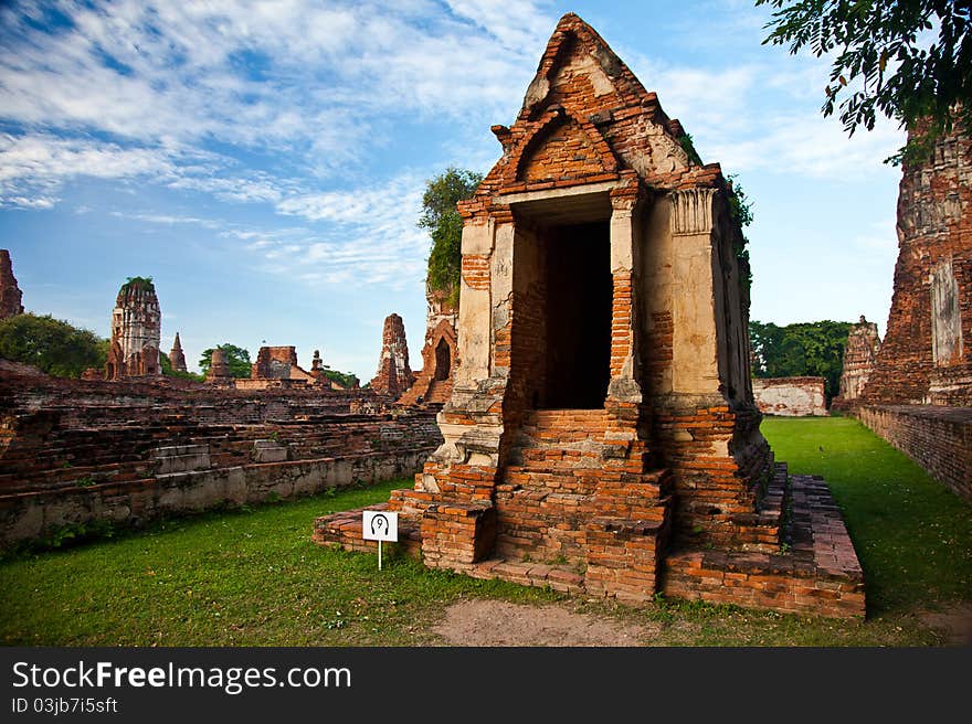 Wat Mahathat of Ayutthaya2