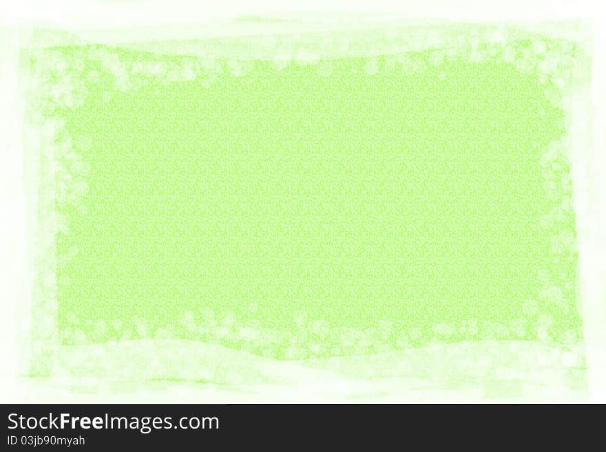 Beauty green background with white frame