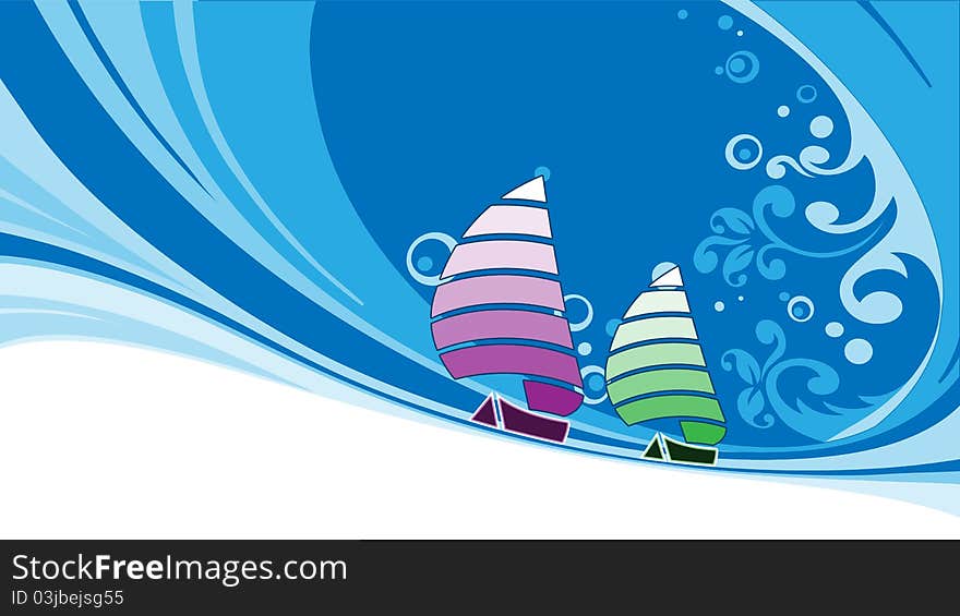 Sailing background