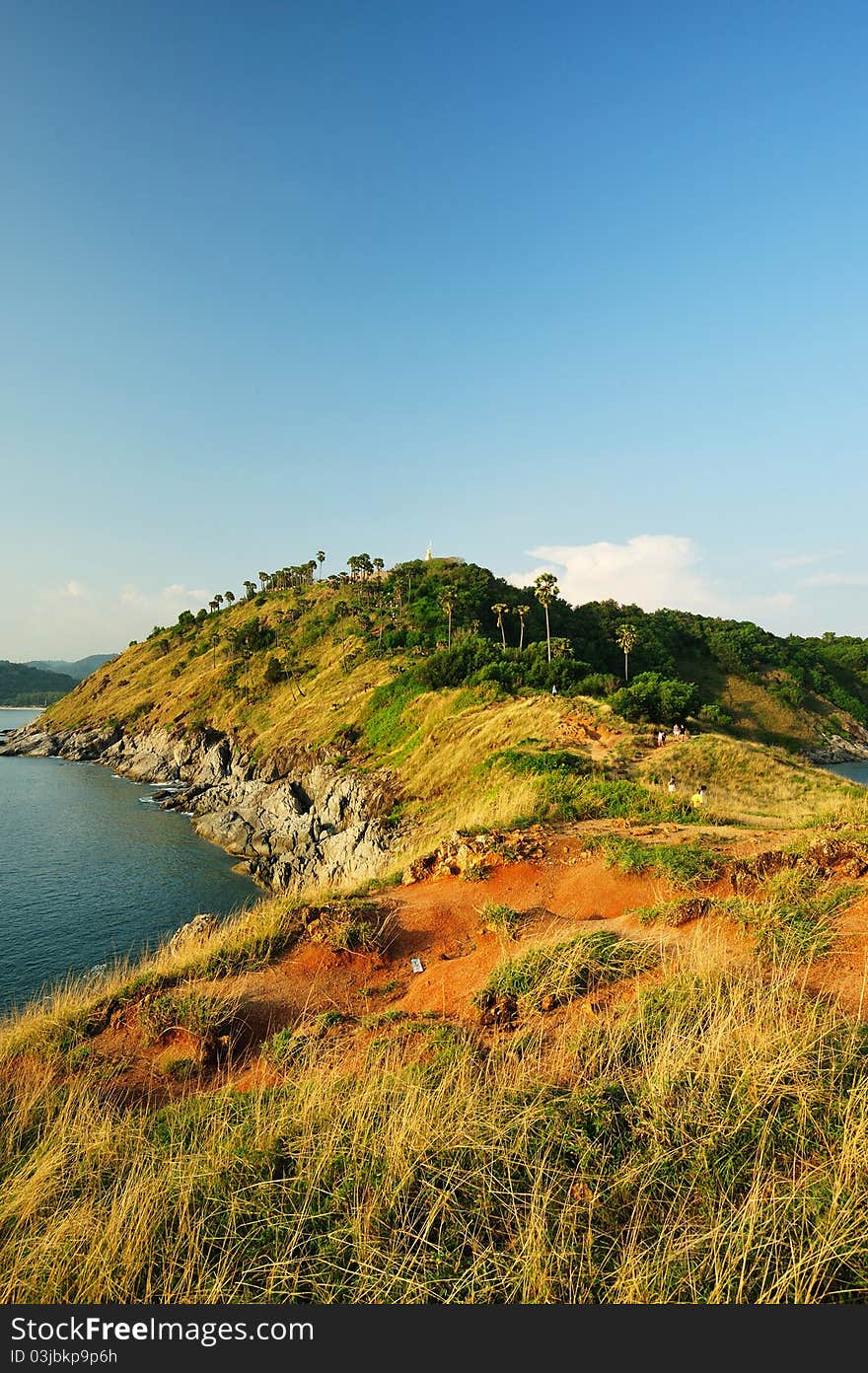 Beach at Laem Promthep Phuket thailand