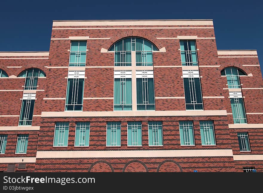 The rear part of the building architecture of the county courthouse in Klamath Falls OR. The rear part of the building architecture of the county courthouse in Klamath Falls OR.