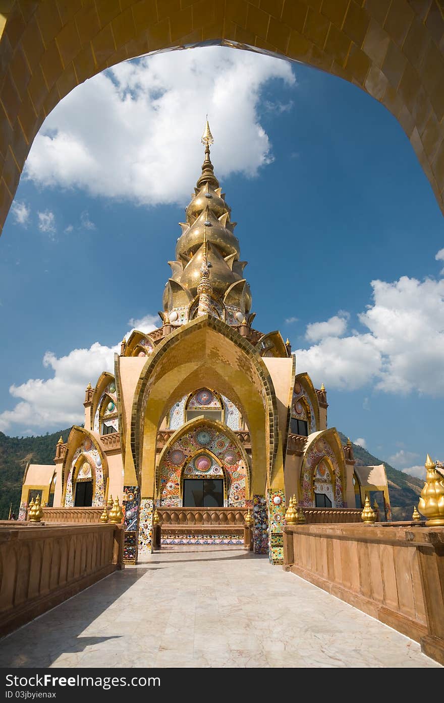 Wat Phra That Phasornkaew is a place for meditation at Phetchabun province Thailand. Wat Phra That Phasornkaew is a place for meditation at Phetchabun province Thailand