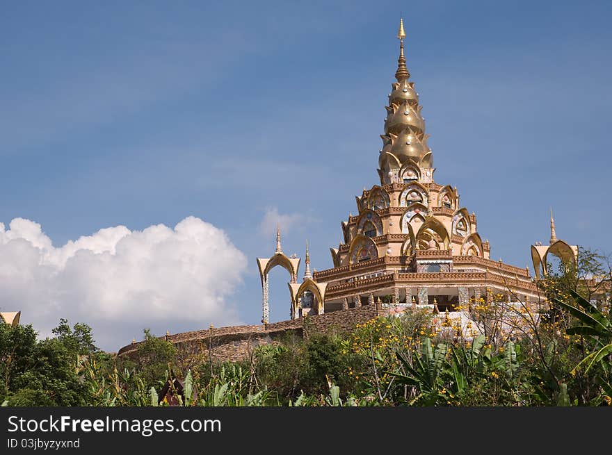 Wat Phra That Phasornkaew is a place for meditation at Phetchabun province Thailand. Wat Phra That Phasornkaew is a place for meditation at Phetchabun province Thailand