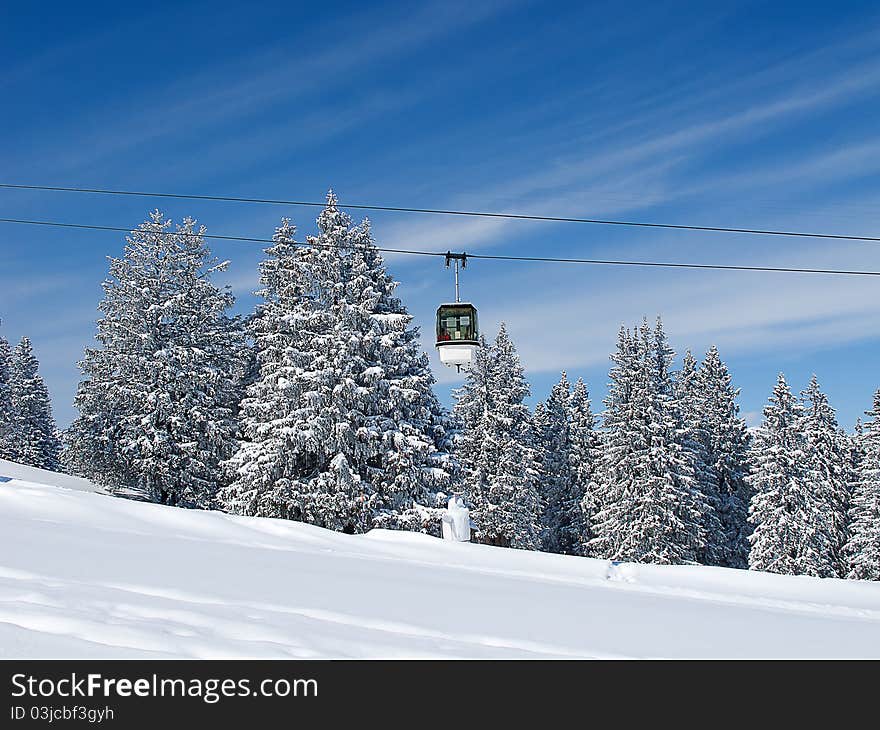 Skiing slope