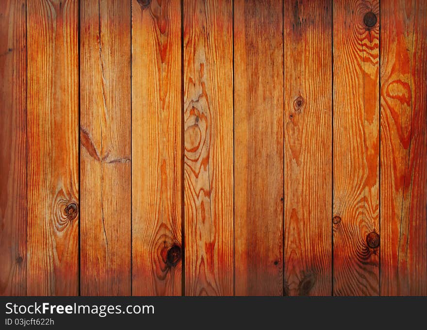 Background in the form of a wooden wall