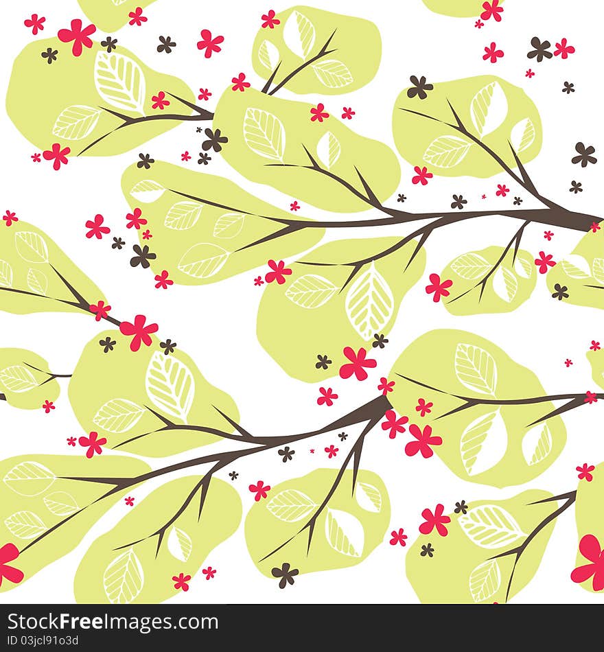 Background with tree for you. Vector illustration. Background with tree for you. Vector illustration