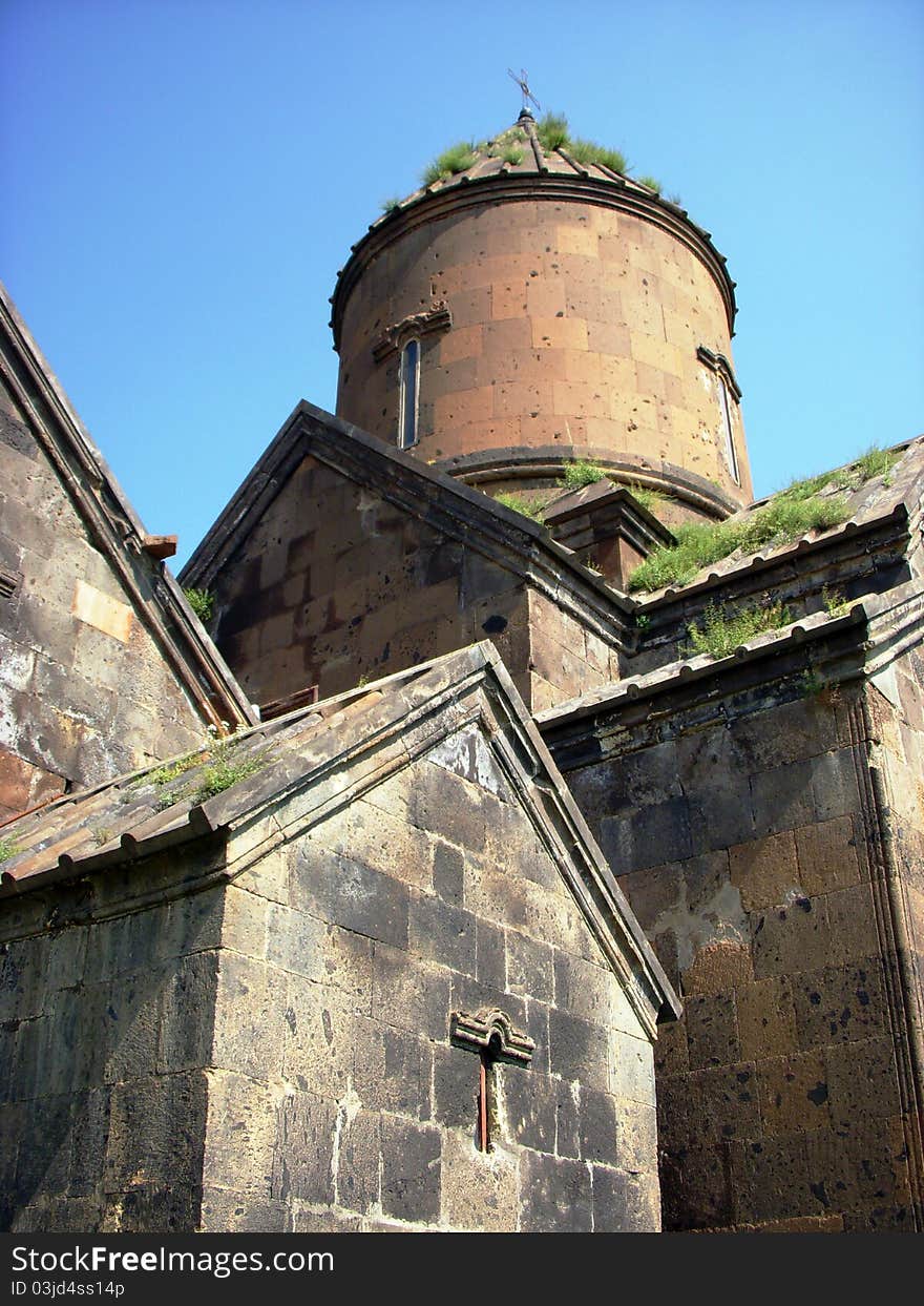 Saghmosavank is a 13th century monastery, Armenia. Saghmosavank is a 13th century monastery, Armenia