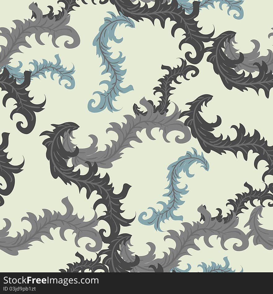 Abstract seamless  texture with gray pattern