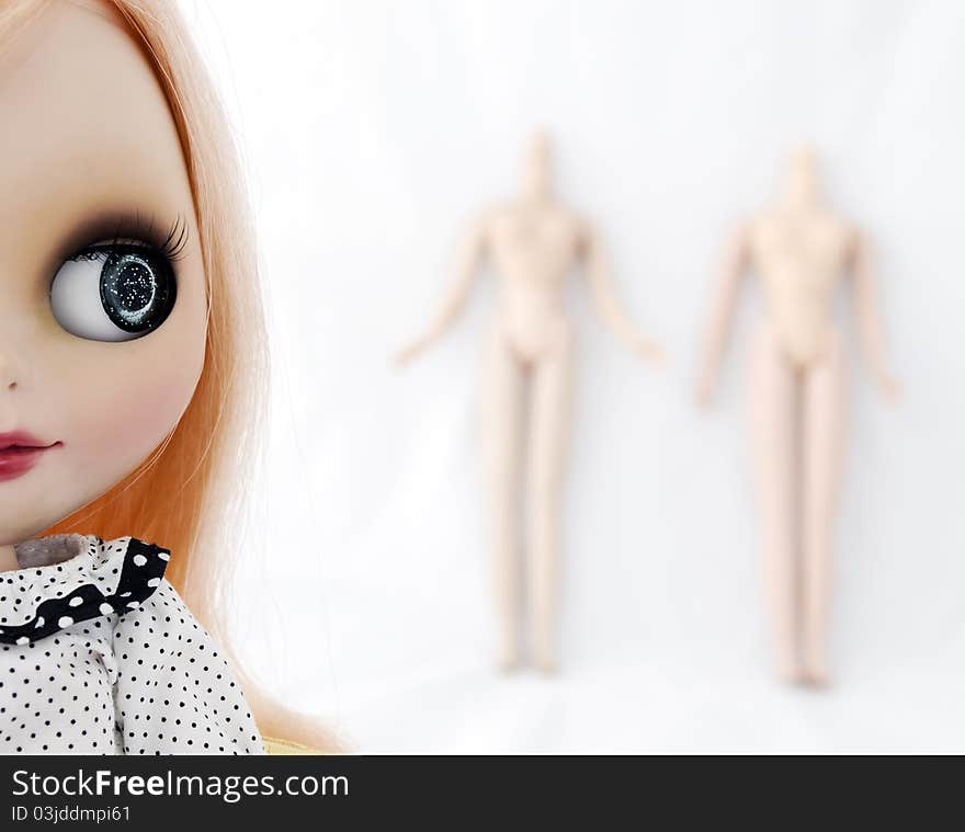 A doll look frames,maybe tomorrow they will became a doll. A doll look frames,maybe tomorrow they will became a doll.