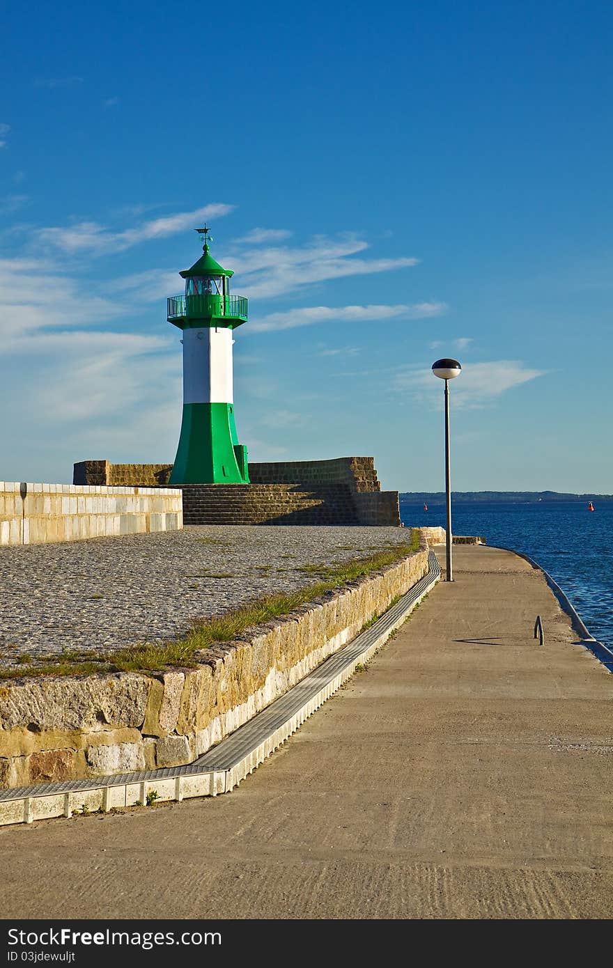 The lighthouse in Sassnitz (Germany).