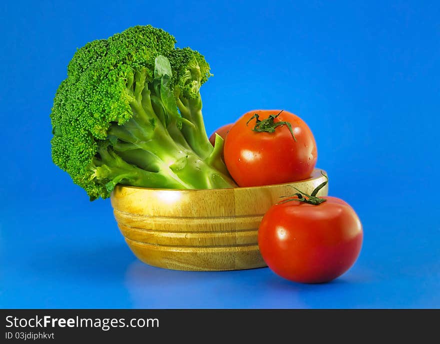 Broccoli with tomatoes