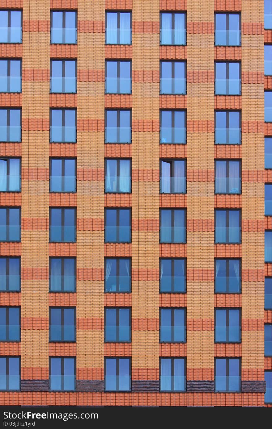 Skyscraper windows of the Amsterdam Modern Building, Netherlands. Skyscraper windows of the Amsterdam Modern Building, Netherlands