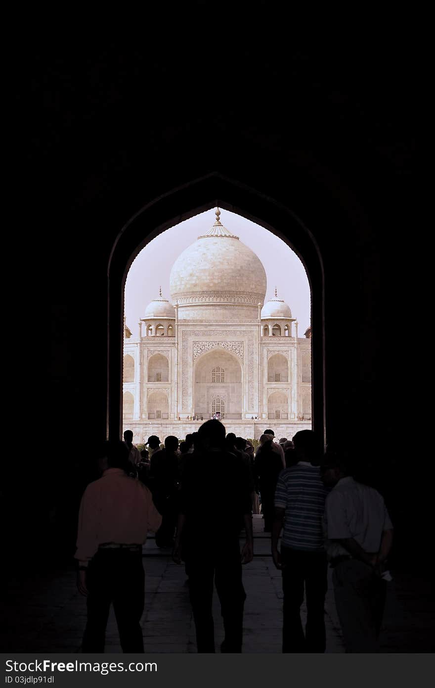 Taj mahal entrance