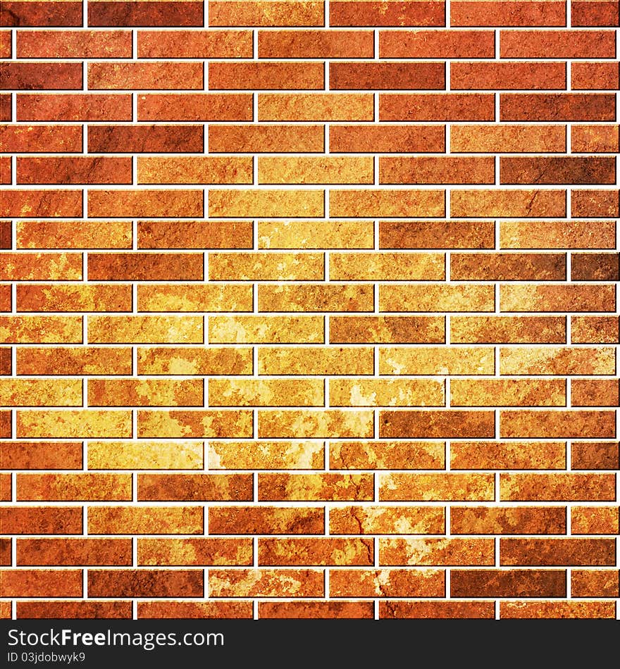 Abstract brick wall texture