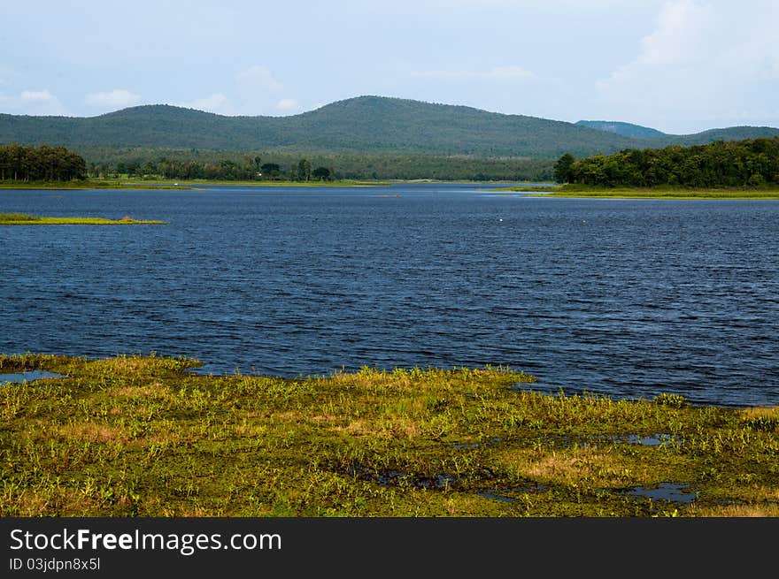 Mae-Puem Lake in Phayao, Thailand. Mae-Puem Lake in Phayao, Thailand