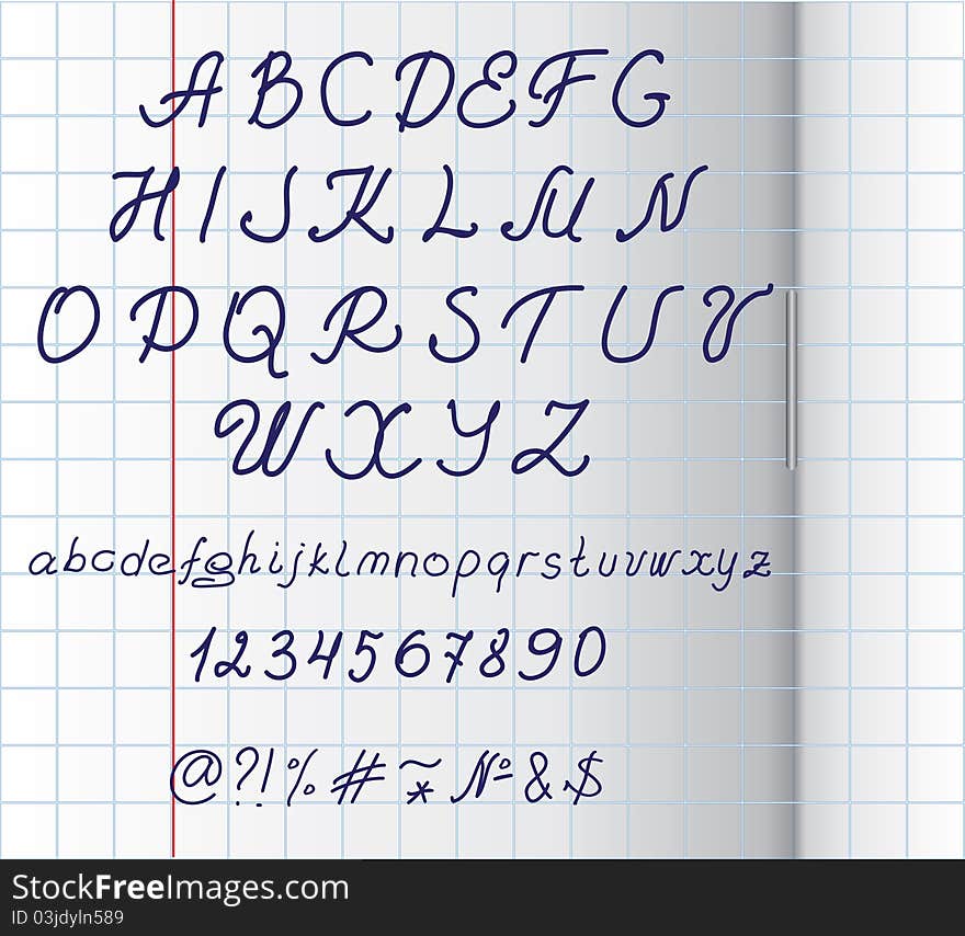 Alphabet Hand Written