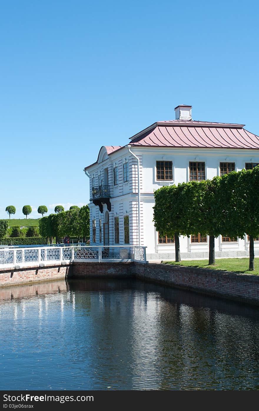 Marly Palace in Peterhof,St.Petersburg, Russia