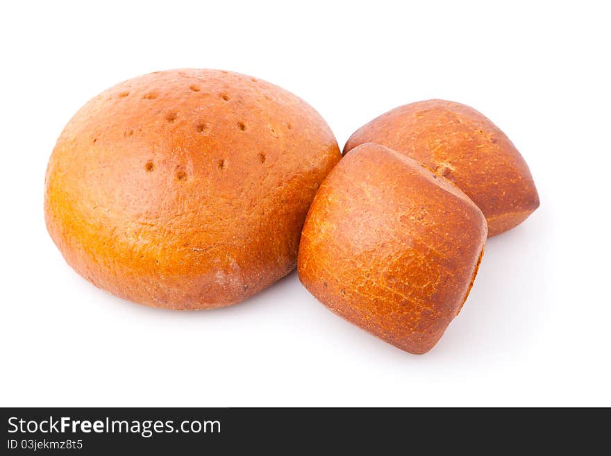 Bread, isolated on white background