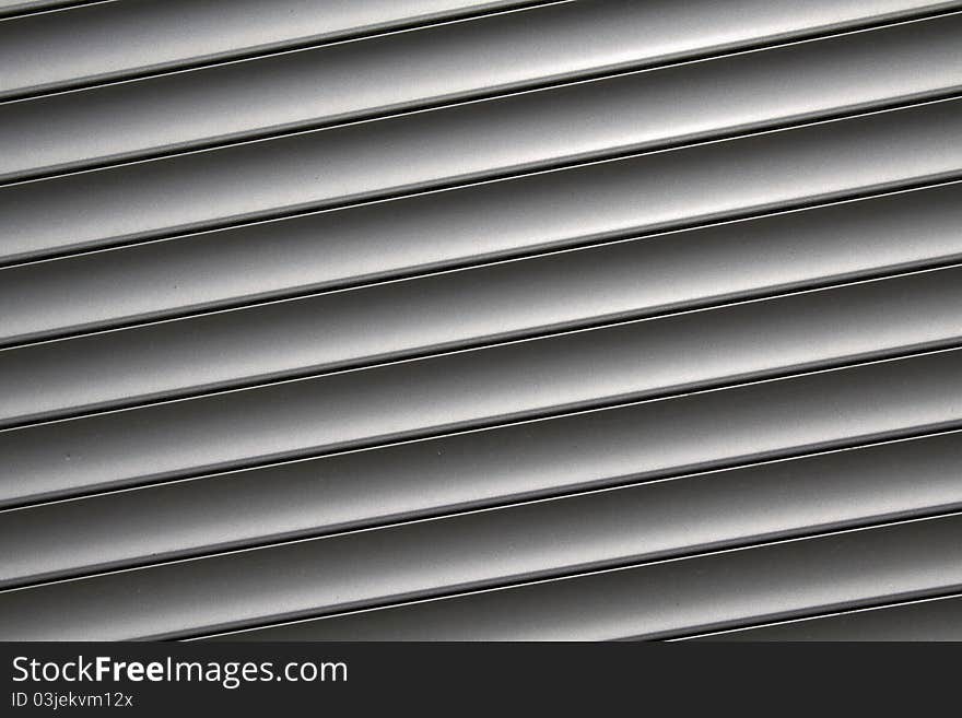 Metal window blinds as stripe pattern. Metal window blinds as stripe pattern