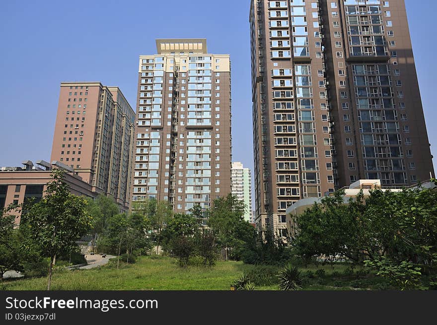 Apartment,Beijing skyline,China