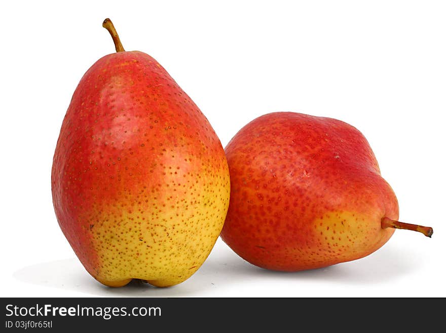 Two pears.