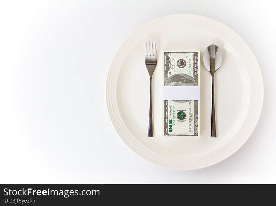 Dollar On Dish