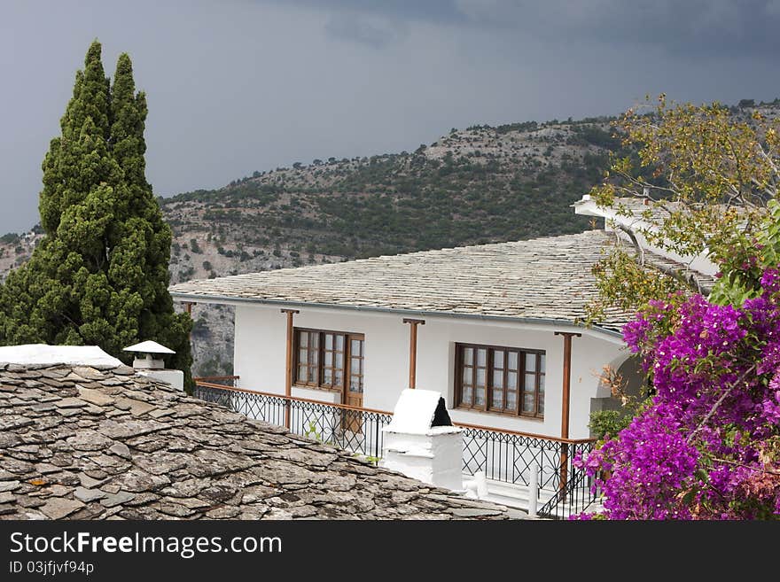 Very old greek monastery in thassos island