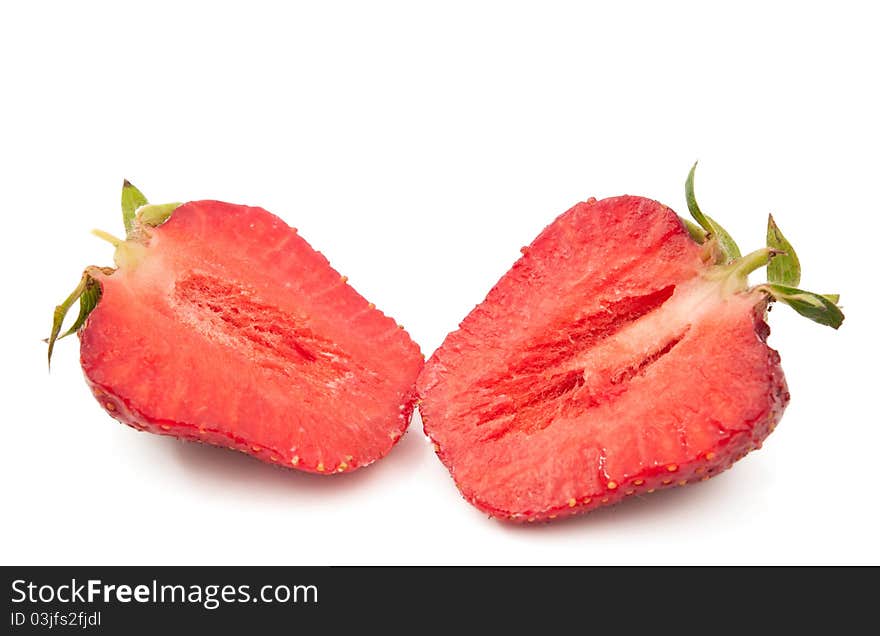 Strawberry on a white background