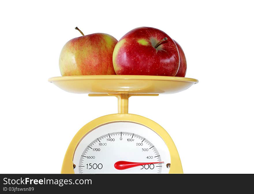 Apples Weighing