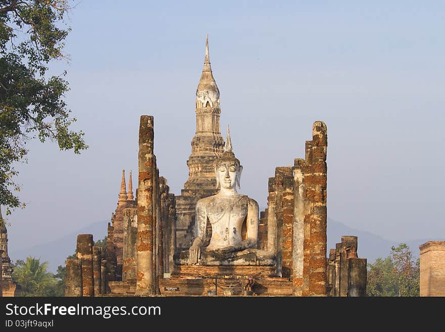 Buddha Sukhothai Historical park, Thailand