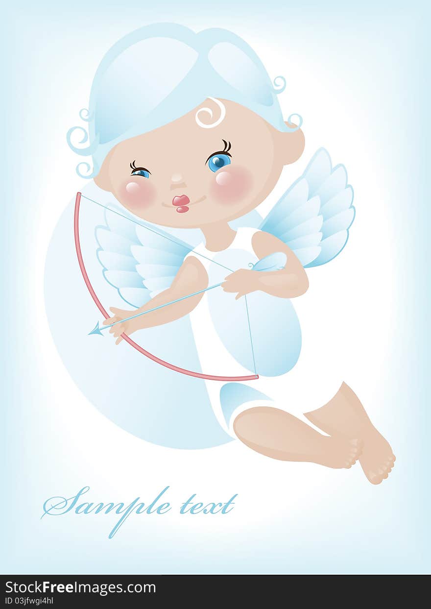 Angel with hearts. valentine 4. Similar in a portfolio. Angel with hearts. valentine 4. Similar in a portfolio