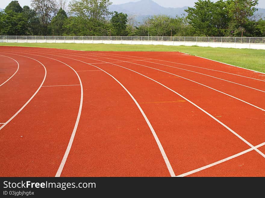 Curve of a Running Track