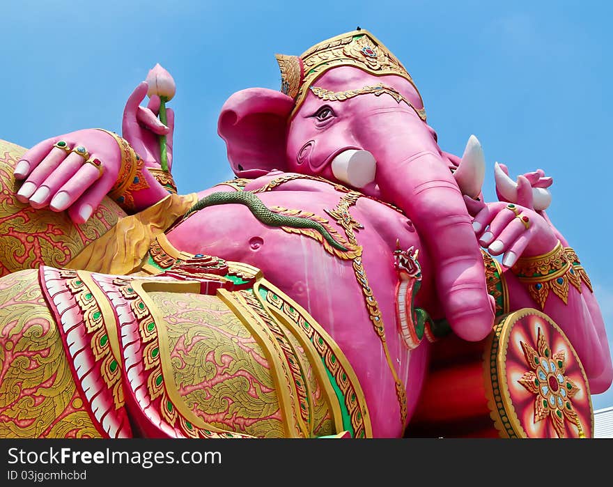 Pink Ganesha in Thailand