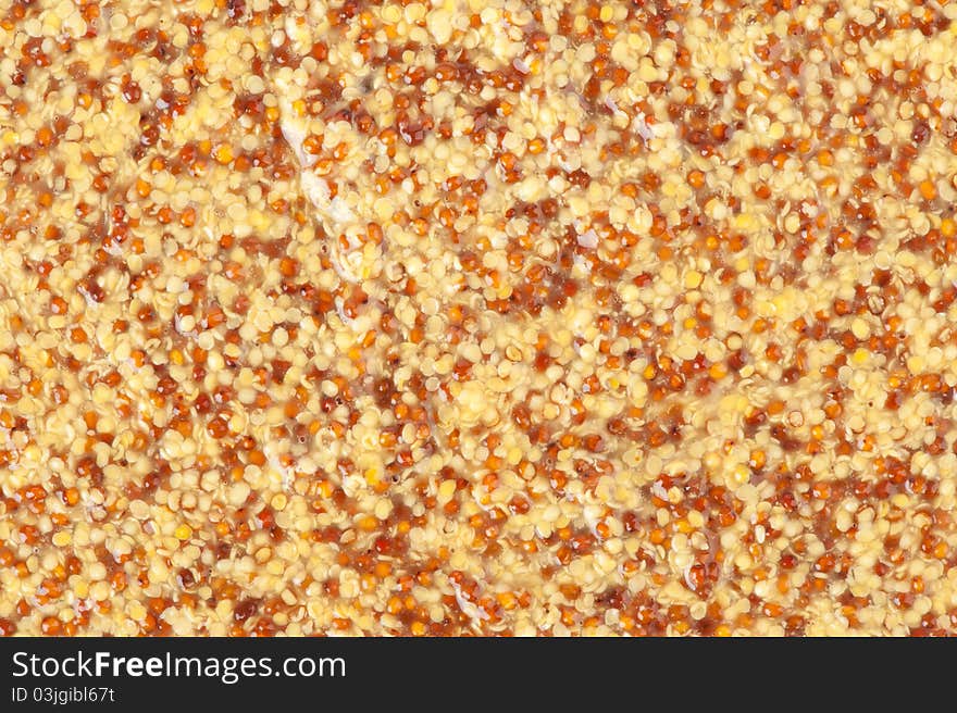 Mustard seeds background