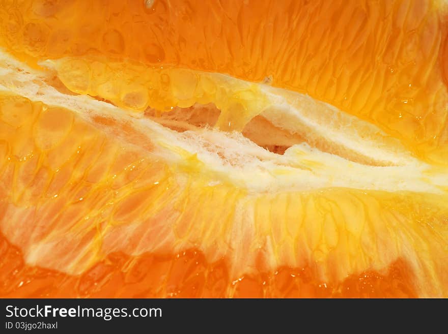 Fresh orange background- A close up