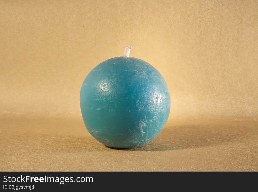 Blue Ball Candle