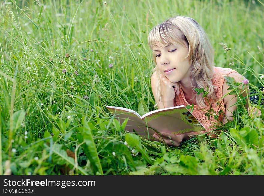 Woman with a book