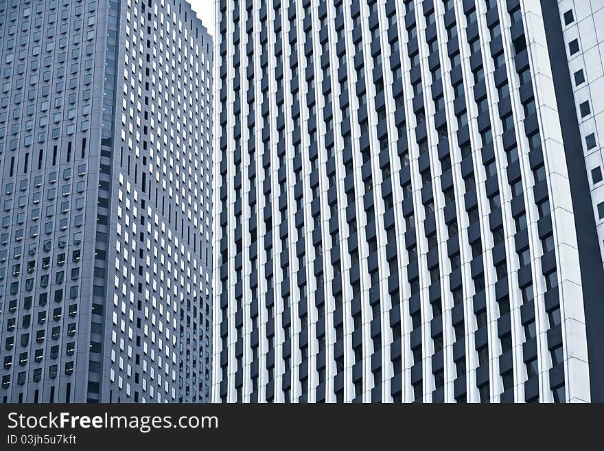 Skyscrapers in the center of Tokyo. Skyscrapers in the center of Tokyo